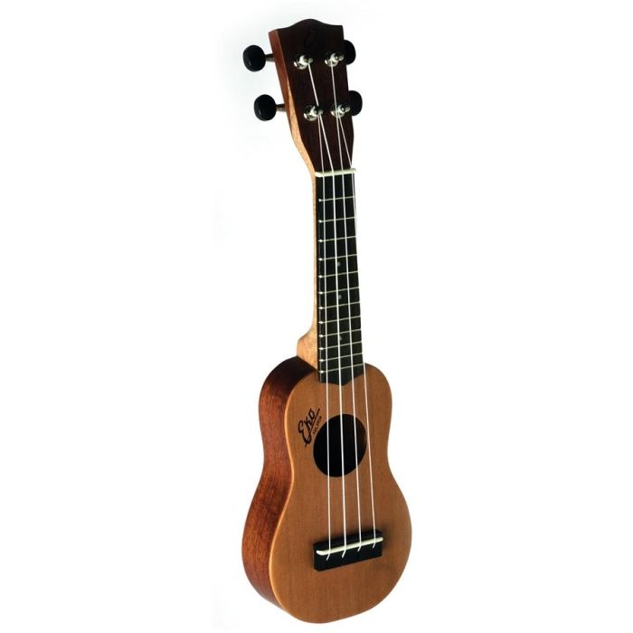 Ukulele sopranino Eko Evo top in cedro e mogano con borsa main product photo