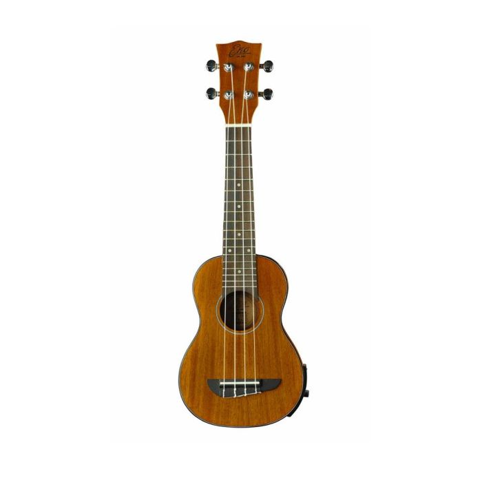 Ukulele soprano elettrificato Eko Duo mogano con borsa main product photo