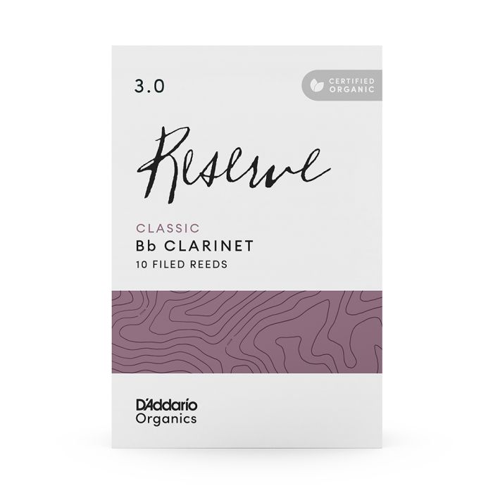 D'addario Organic Reserve Classic Clarinet n.3 (10pz) main product photo