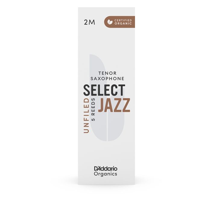 D'Addario Organics Select Jazz Unfiled Tenor Sax n. 2 Medium 5p main product photo