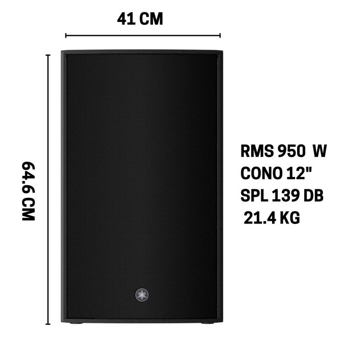 Yamaha DZR12 Diffusore 2000 Watt main product photo