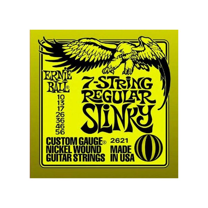 Ernie Ball 7 corde 10-056 nickel main product photo