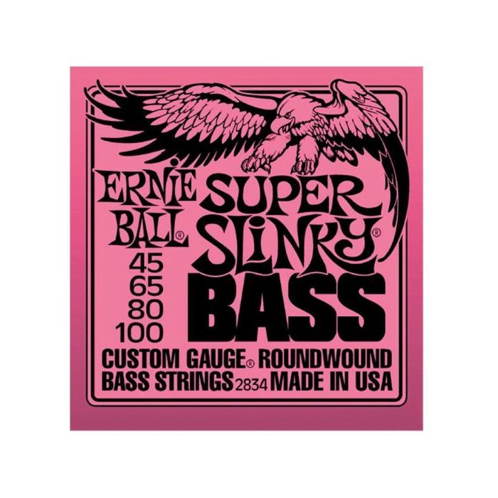 Ernie Ball EB2834 Super Slinky Basso 045-100 main product photo