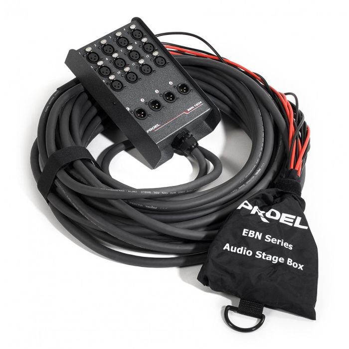 Stagebox EBN1204 Proel 12 in 4 out lunghezza cavo 25mt main product photo