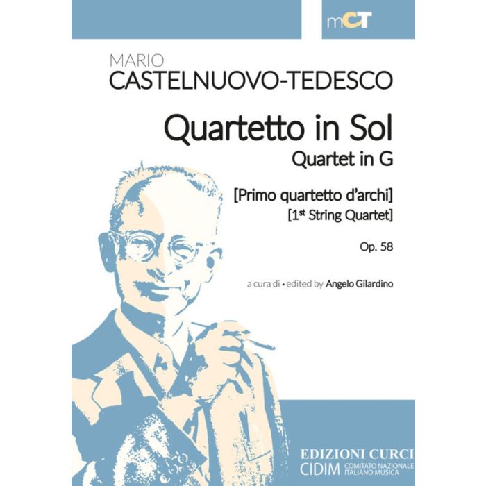 Castelnuovo-Tedesco Primo quartetto d'archi Op.58 EC12185 main product photo