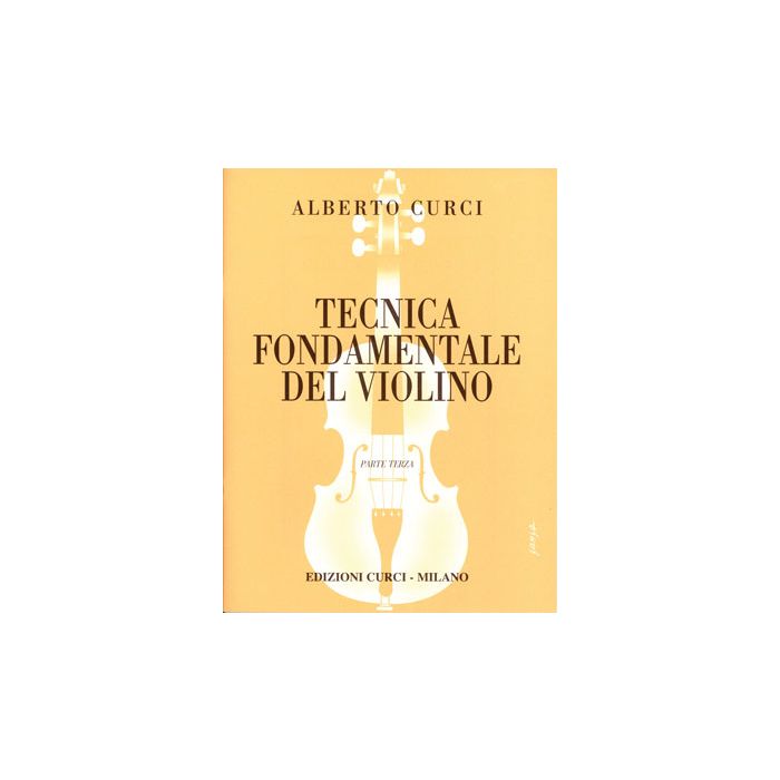 Curci Tecnica fondamentale del violino 3 main product photo