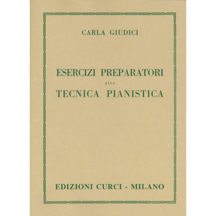 C.Giudici Esercizi preparatori alla tecnica pianistica main product photo