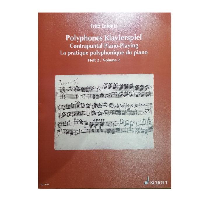 Emonts La pratica polifonica al Piano 2 main product photo