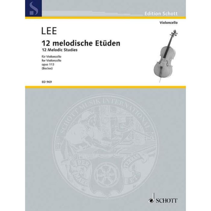 S.Lee 12 Melodic Studies Op. 113 per Violoncello main product photo