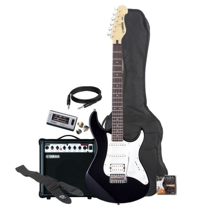 Kit Chitarra Elettrica Yamaha EG112GPII Ampli 15W e accessori nera main product photo