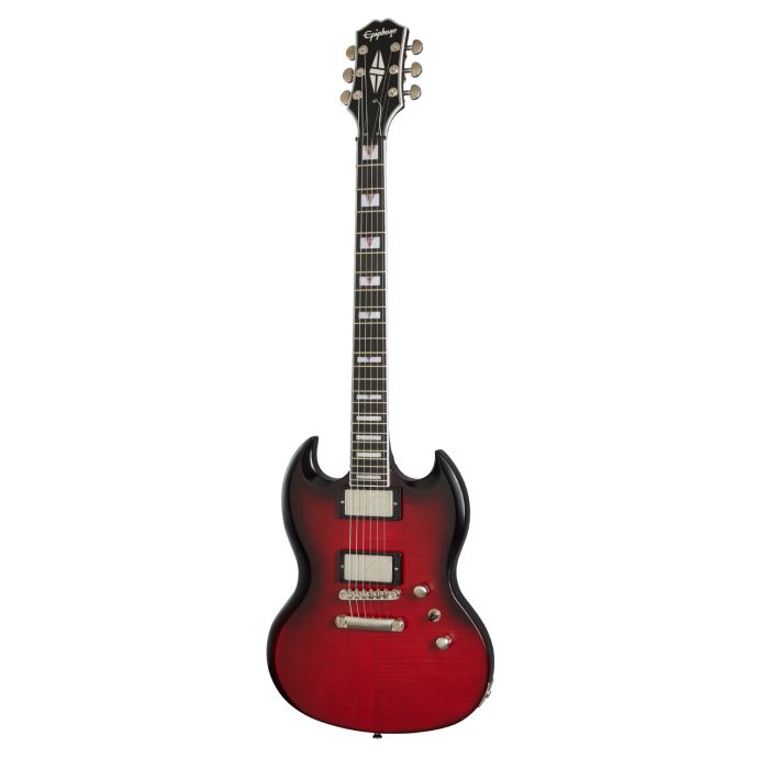 Epiphone SG Prophecy aged bengal tiger burst main product photo