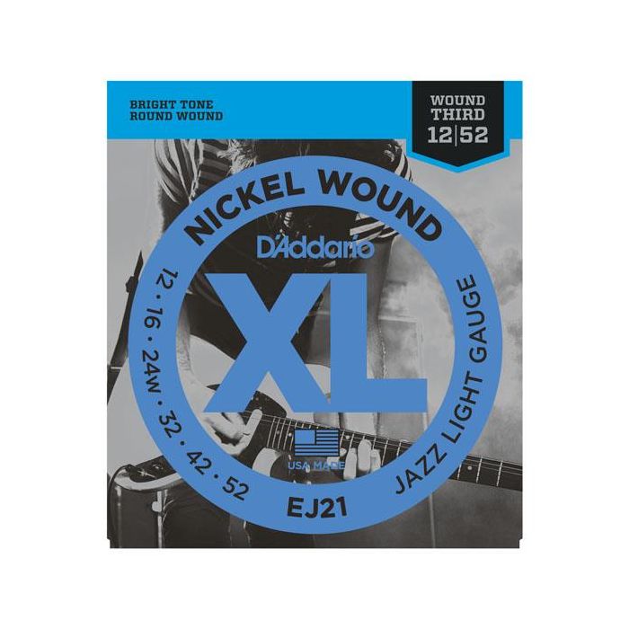 Corde D`Addario chitarra elettrica EJ21 Jazz Light Gauge 12-52 main product photo