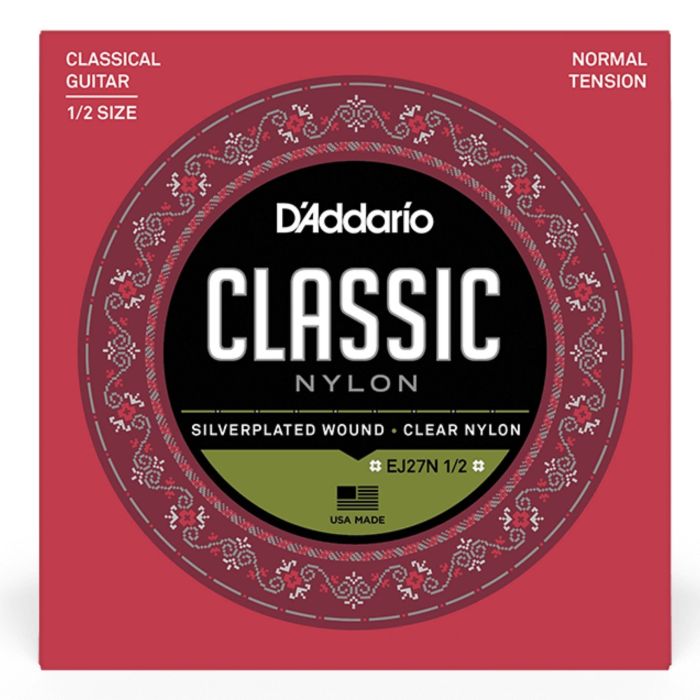 Corde Classica 1/2 D'addario EJ27N 1/2 Silver normal 29-45 main product photo