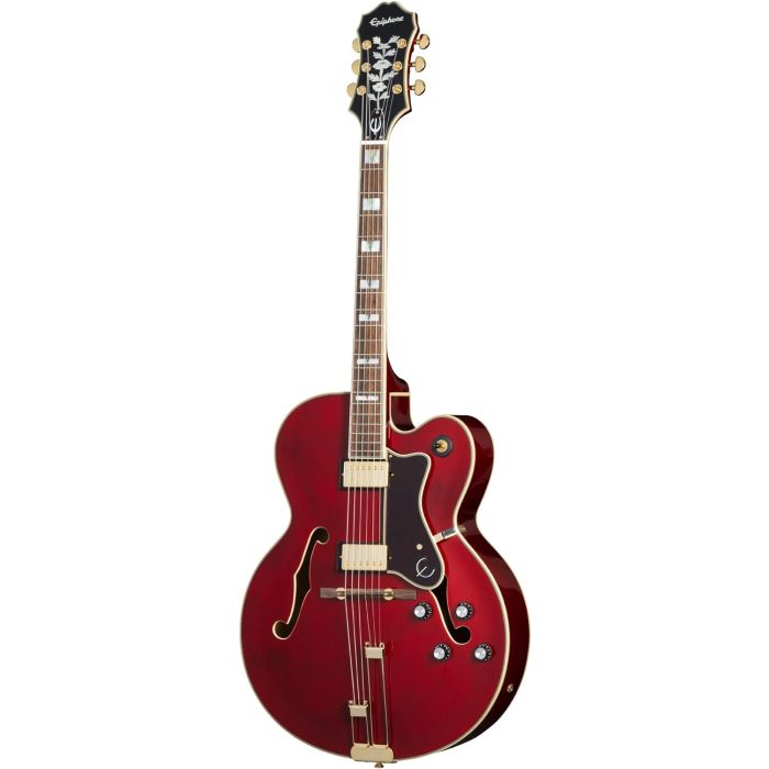 Epiphone Broadway wine red con borsa main product photo