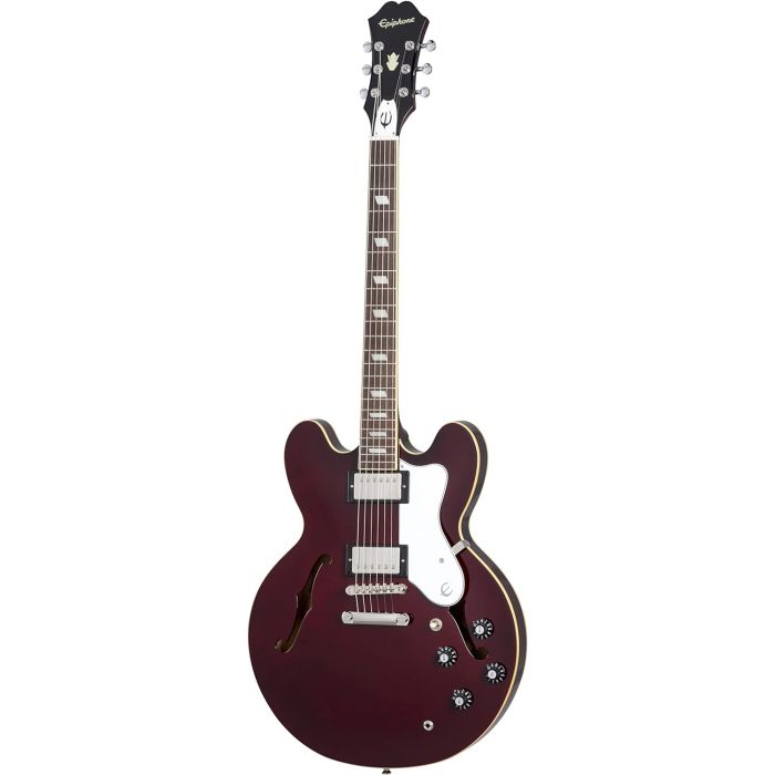 Epiphone Noel Gallagher Riviera dark wine red main product photo