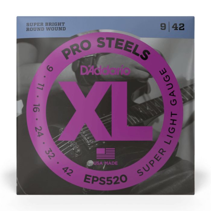 Corde elettrica D`Addario EPS520 pro steels XL super light 9-42 main product photo