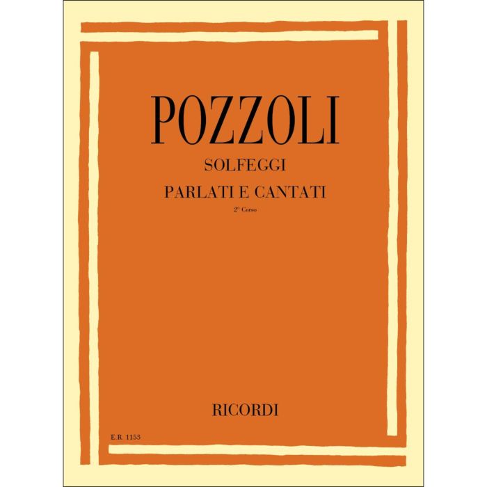 Pozzoli Solfeggi Parlati e Cantati 2 main product photo