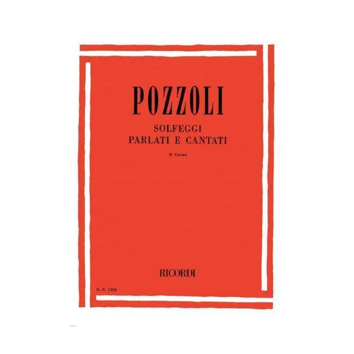 Pozzoli Solfeggi Parlati e Cantati 3 main product photo