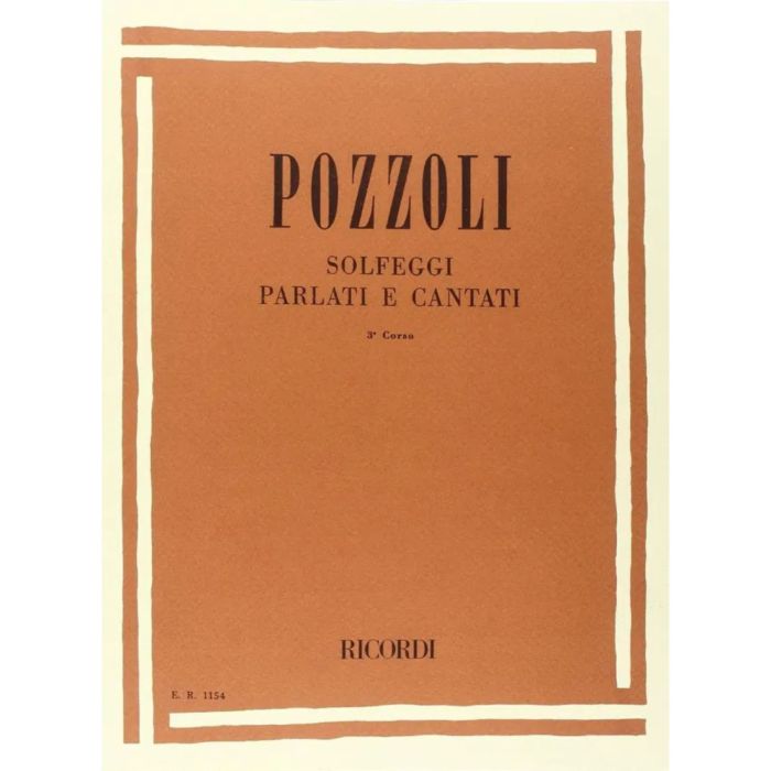 Pozzoli Solfeggi Parlati e Cantati 3 main product photo