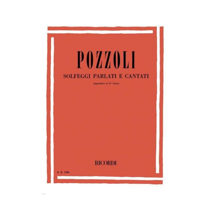 Pozzoli Solfeggi Parlati Cantati Appendi ce 3 main product photo