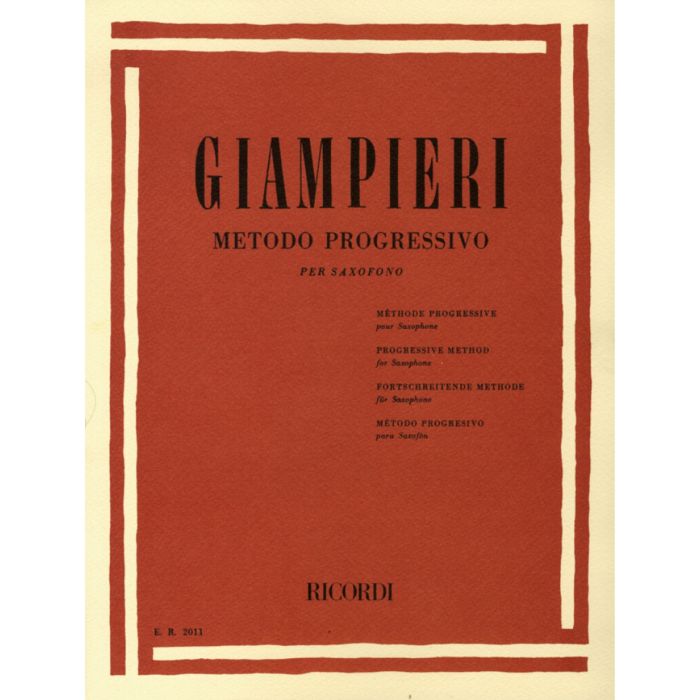 A.Giampieri Metodo Progressivo per Sax main product photo