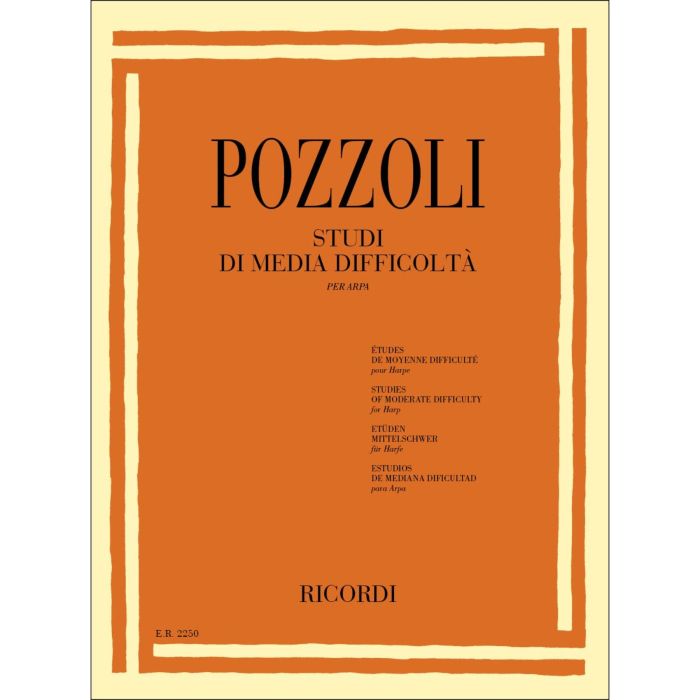 E.Pozzoli Studi di media difficolta' per Arpa main product photo