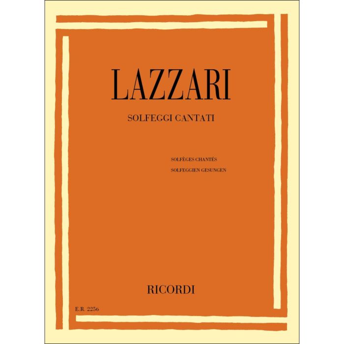 A.Lazzari Solfeggi Cantati main product photo