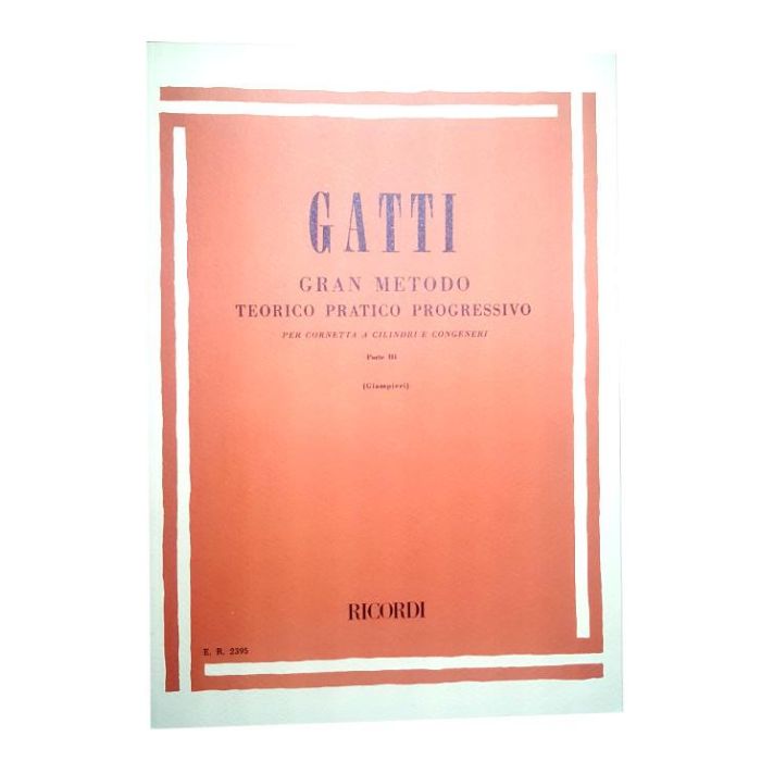 Gatti Gran Metodo teorico pratico cornet ta 3 main product photo