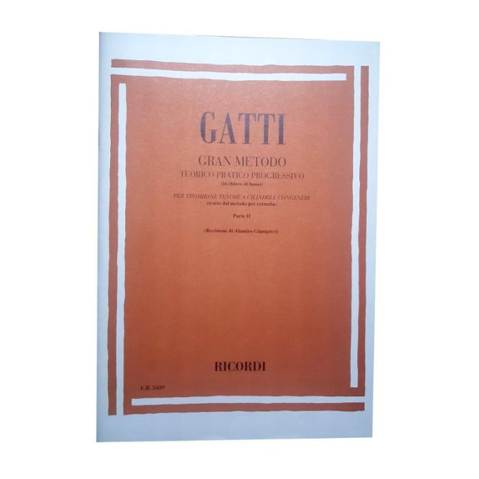Gatti Gran Metodo Pratico per Trombone T enore B.C. 2 main product photo