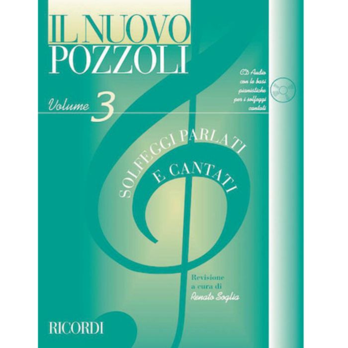 Pozzoli Il Nuovo Pozzoli Solfeggi 3 con cd main product photo