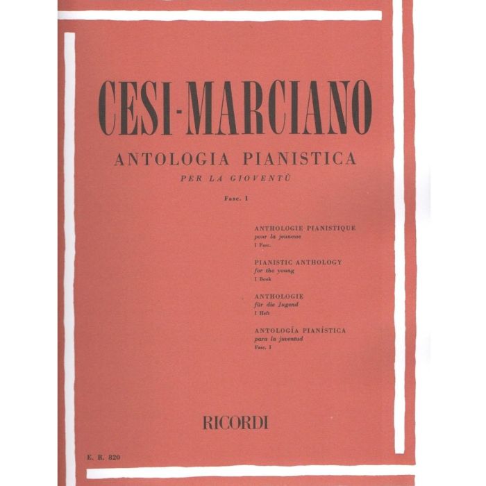 Cesi Marciano Antologia Pianistica per la gioventu' Vol. I main product photo