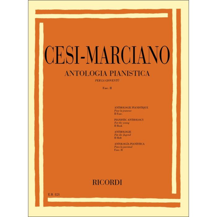 Cesi Marciano Antologia Pianistica II per la gioventù main product photo