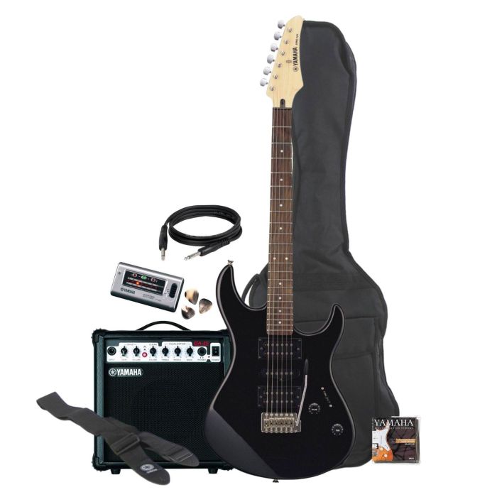 Kit Chitarra Elettrica Yamaha ERG121GPII Ampli 15W e accessori nera main product photo