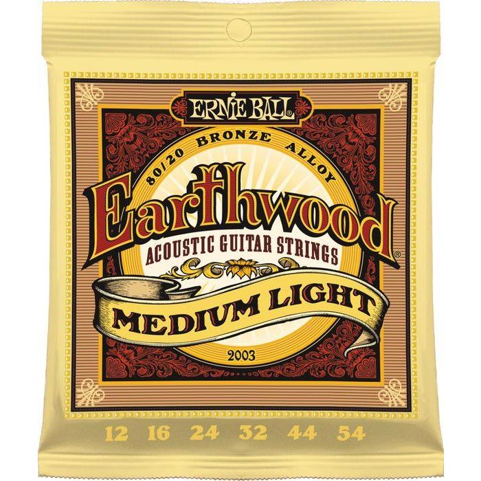 Corde Ernie Ball 2003 per chit.acust. me dium light set compl main product photo