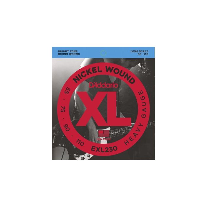 Corde basso elettrico D`Addario EXL230 nickel wound heavy 55-110 main product photo