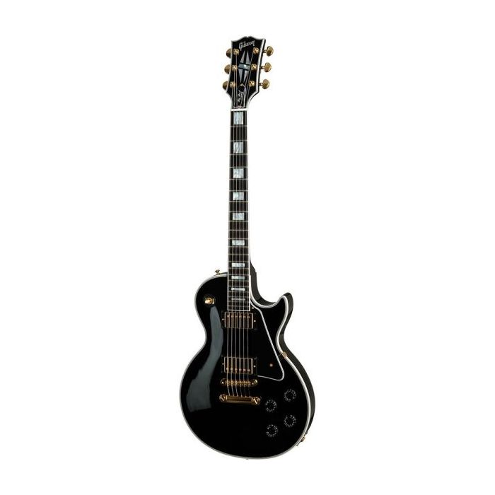 Gibson Les Paul Custom with Ebony Fingerboard gloss ebony con custodia main product photo