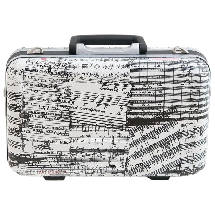 Custodia GL Cases Clarinetto bianco e note main product photo