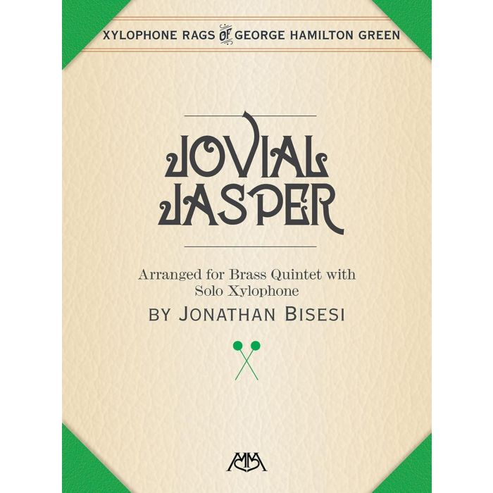 Jovial Jasper Arranged for Brass Quintet with solo Xylophone By Jonathan Bisesi main product photo