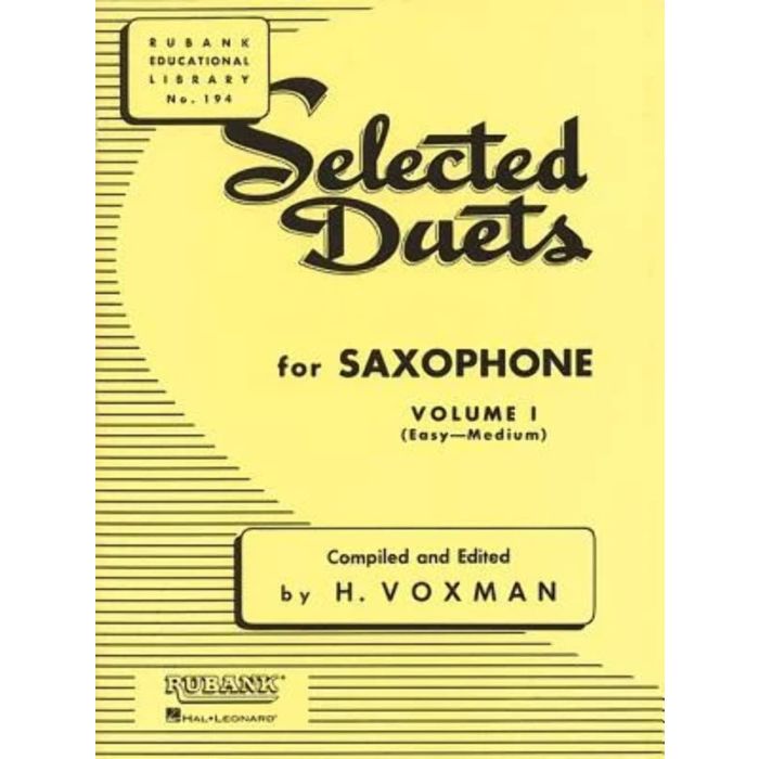 Selected Duetes for Saxophone vol 1 main product photo