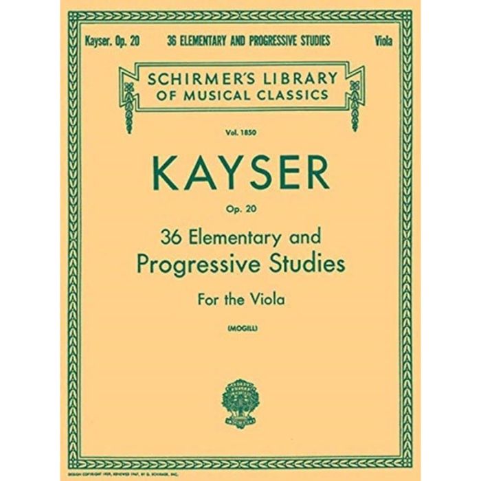 H.E. Kayser 36 Elementary and Progressive Studies main product photo