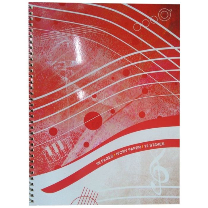 Quaderno pentagrammato 12 righi 96 pagine carta avorio main product photo