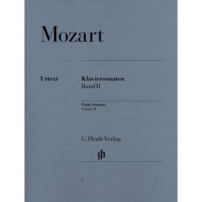 W.A.Mozart Sonate Vol.II Ed. Urtext main product photo