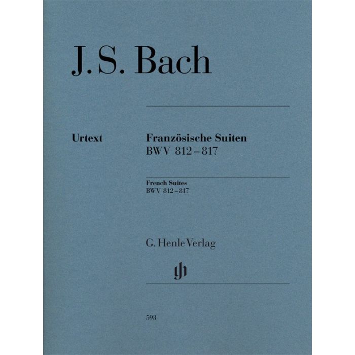 Franzòsische Suite BWV 812-817 Johann Sebastian Bach BOOk Pianoforte main product photo