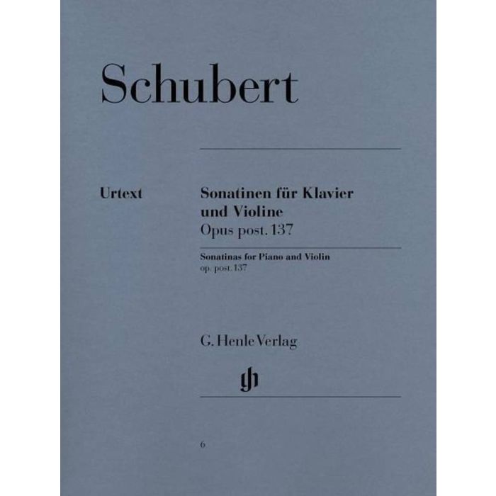 Schubert Urtex Sonatinen fur Klavier und Violine opus post.137 main product photo