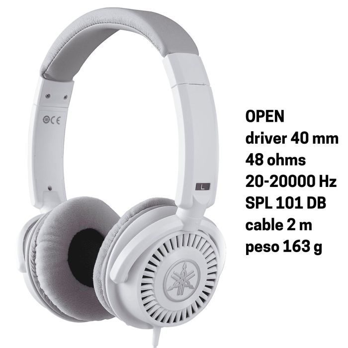 Cuffia Yamaha HPH150WH OPEN white 48 Ohm main product photo