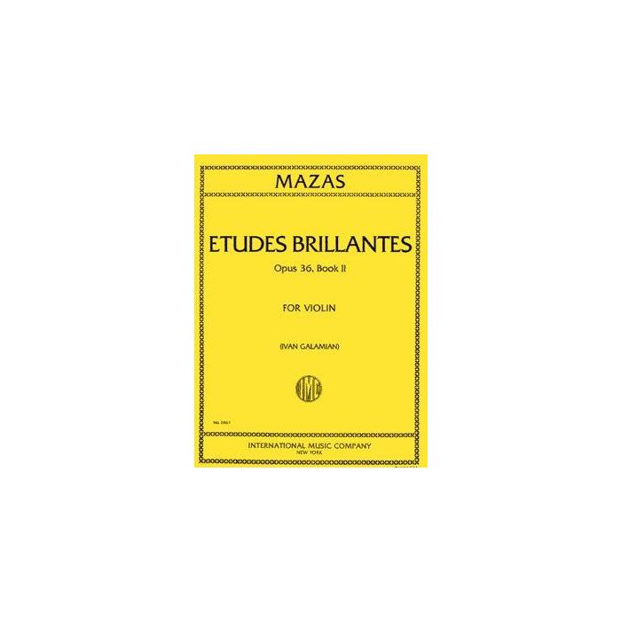 Mazas Etudes brillantes op.36 vol.II per violino main product photo
