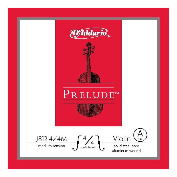 Corda Violino 4/4 D'Addario Prelude LA medium in alluminio singola main product photo