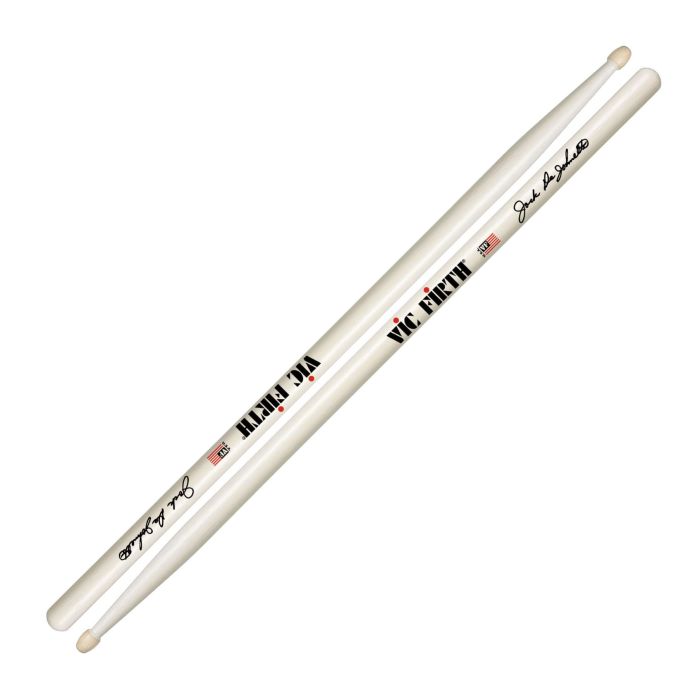 Bacchette Vic Firth Signature Jack de Jonnette Hickory Punta Legno Goccia main product photo