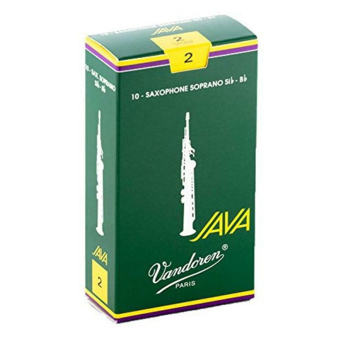 Ance Sax Soprano n. 2 Vandoren Java Verdi 10pz SR302 main product photo