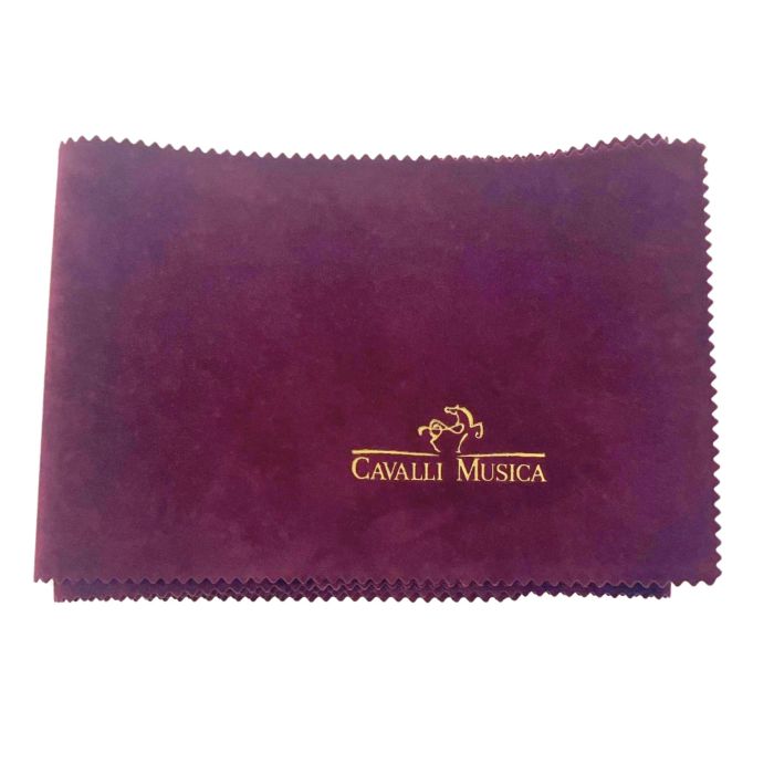 Panno copritastiera per pianoforte Cavalli Musica velluto bordeaux main product photo